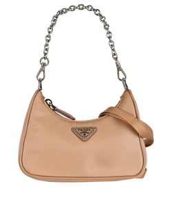 Mini Re-Edition, Nylon, Beige, B/Sx2, 3*